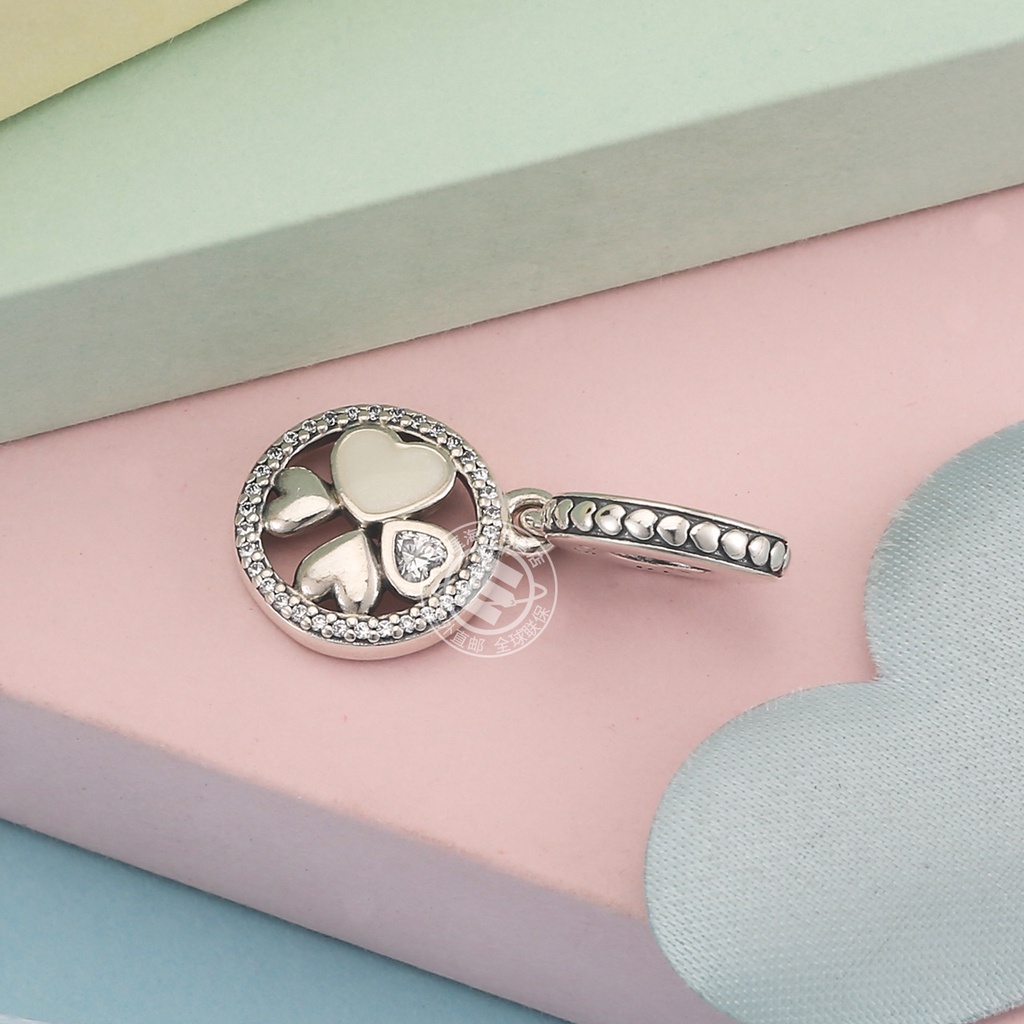 Charm bạc Pandora Hearts of Love Dangle Bạc S925 Charm 1103