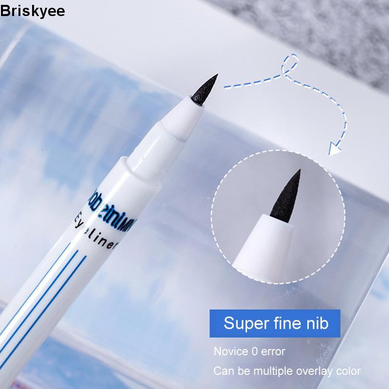 🎶Bút kẻ bọng mắt cười và nếp mí Bobeini vỏ màu trắng + xanh dương