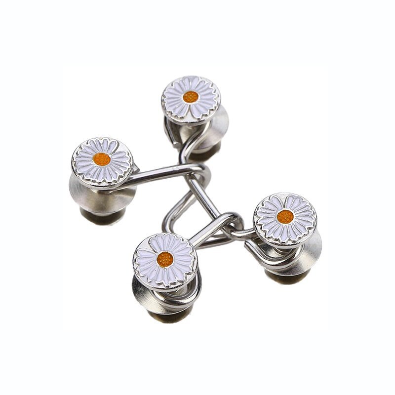 Ghim QIHE JEWELRY từ kim loại dùng điều chỉnh kích thước lưng quần thời trang tiện lợi