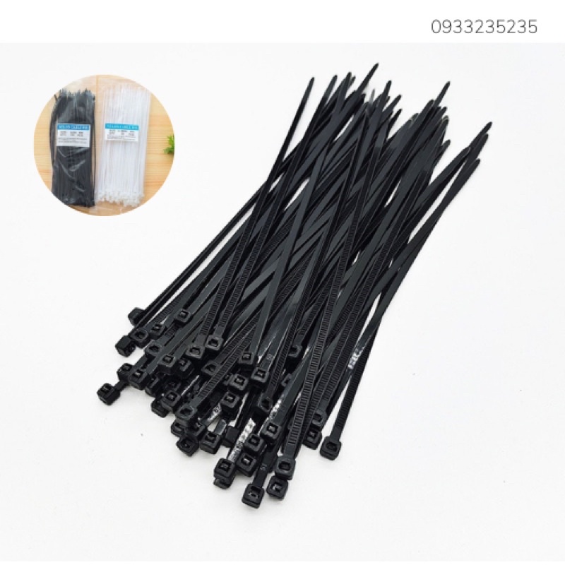 Combo bịch dây rút nhựa bản dày đủ size 30cm, 10cm, 15cm, 20cm giá sỉ rẻ nhất