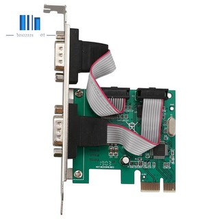 Card chuyển đổi pci-e pci express dual serial db9 rs232 2 cổng