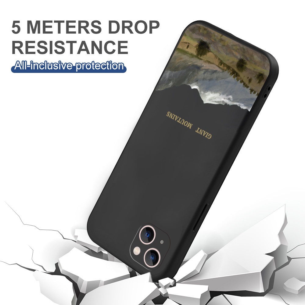 Ốp Điện Thoại Silicon Mềm Hình Núi Khổng Lồ B1K431L Cho iPhone 11 8 7 6 Plus 6SP 6 6 6s 7 8 11 12 13 14 Pro Max X Xs Max XR 12 13