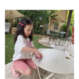Sét 4 quần legging trơn bé gái