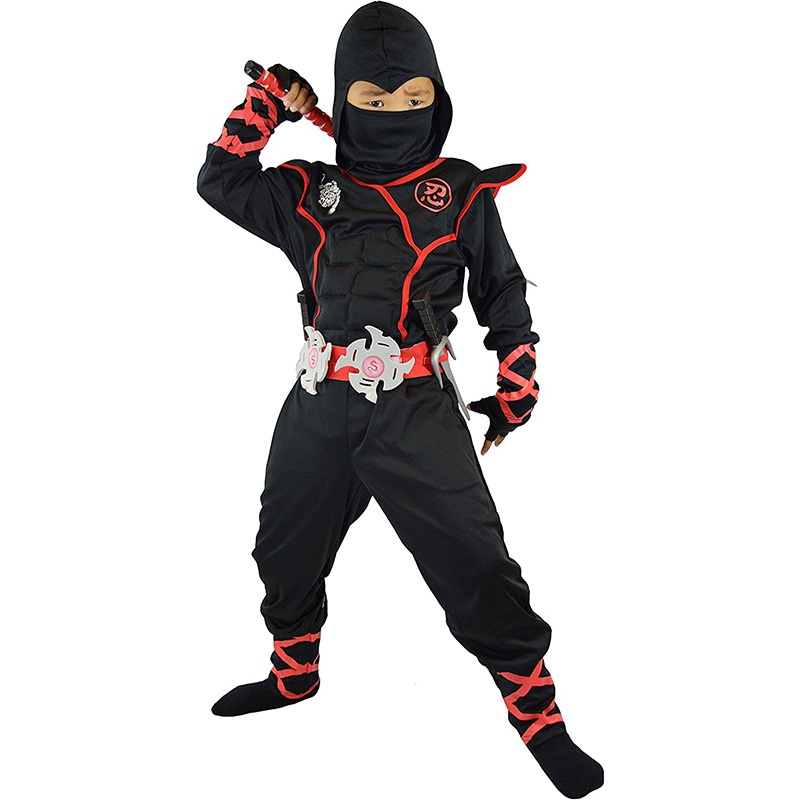 Bộ Đồ Hóa Trang Nhân Vật Ninja Độc Đáo Cho Bé Dịp Halloween