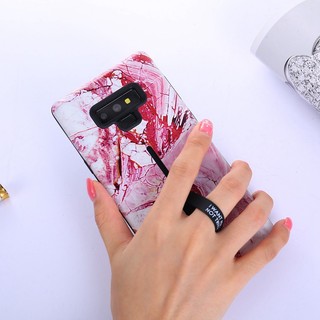 Ốp Lưng Samsung Note 9 Vân Đá Dây Móc Gía Đỡ