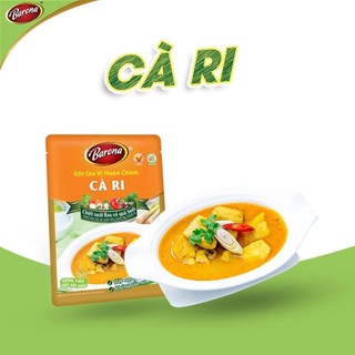 Xốt Cà Ri Gia Vị Hoàn Chỉnh Barona Cà Ri 80g