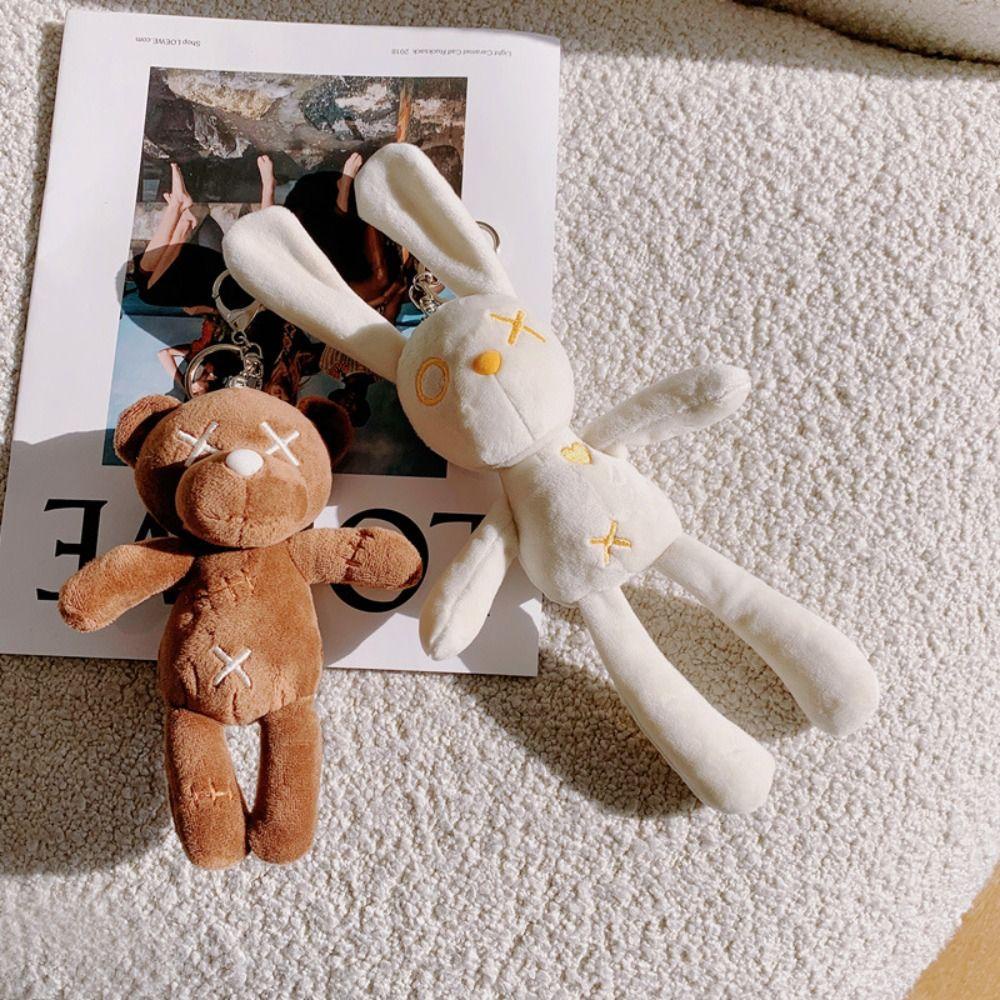 Móc Khóa Hình Gấu Nhồi Bông Hoạt Hình Dễ Thương