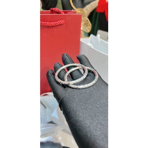 Vòng bạc chạm máy có khoá cho bé và người lớn