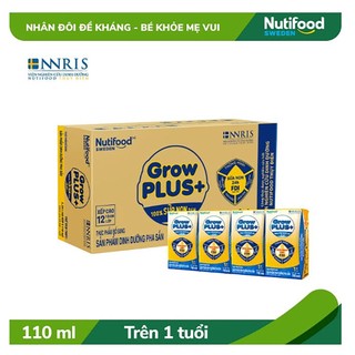 Thùng sữa non Grow Plus+ vàng 110ml