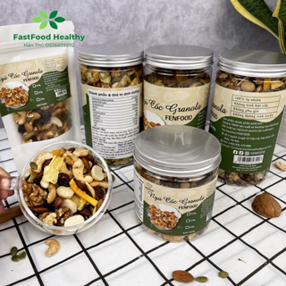 Granola siêu hạt fenfood 15% yến mạch, ngũ cốc giảm cân tiện lợi - ảnh sản phẩm 2