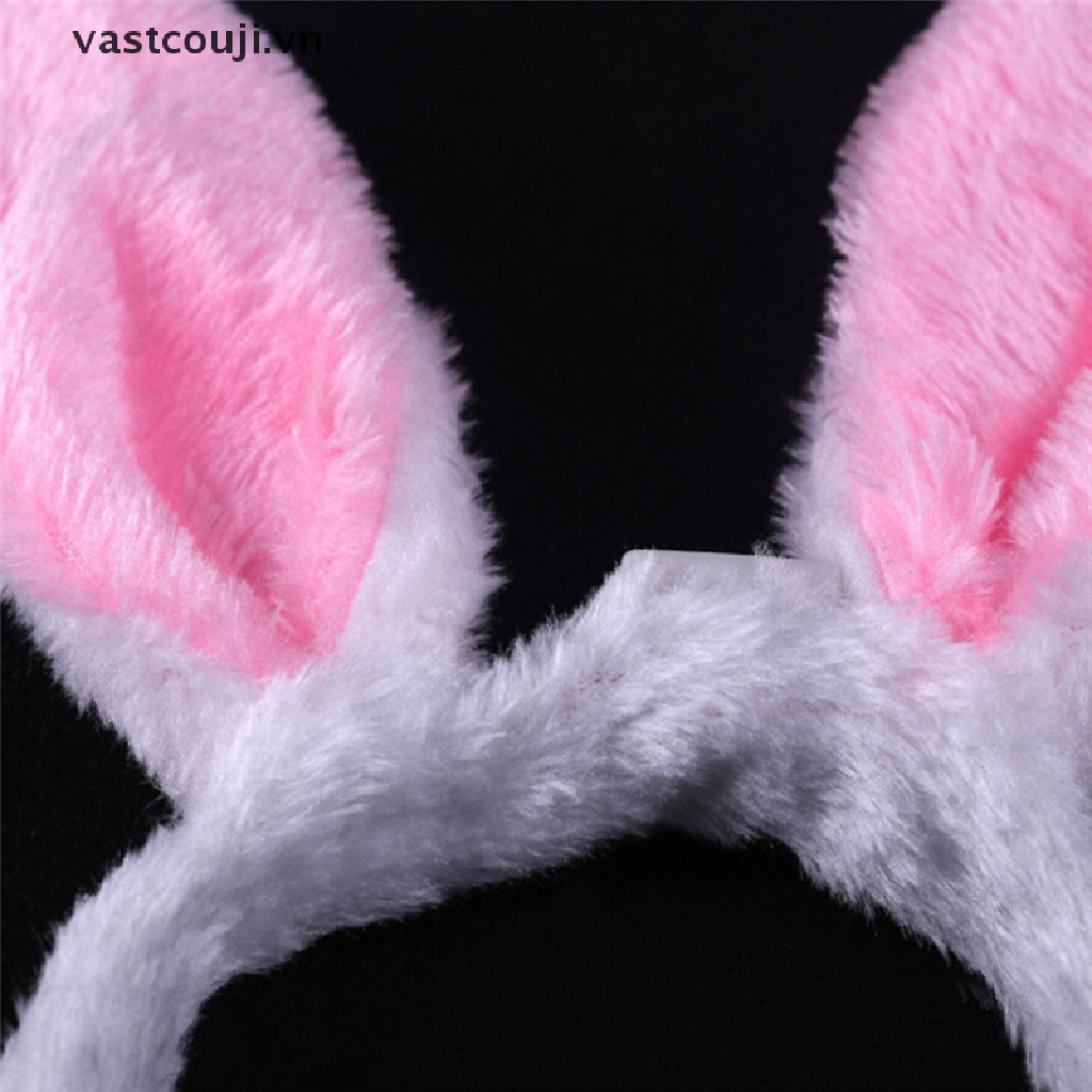 Băng Đô Tai Thỏ Có Đèn LED Lấp Lánh Dễ Thương Cho Bé