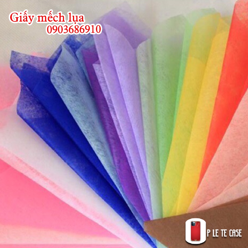Giấy lụa mỏng gói hoa gói quà khổ 55x55cm