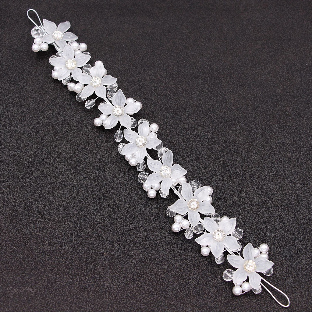 Băng đô cài tóc GETNOIVAS đính pha lê lấp lánh sang trọng