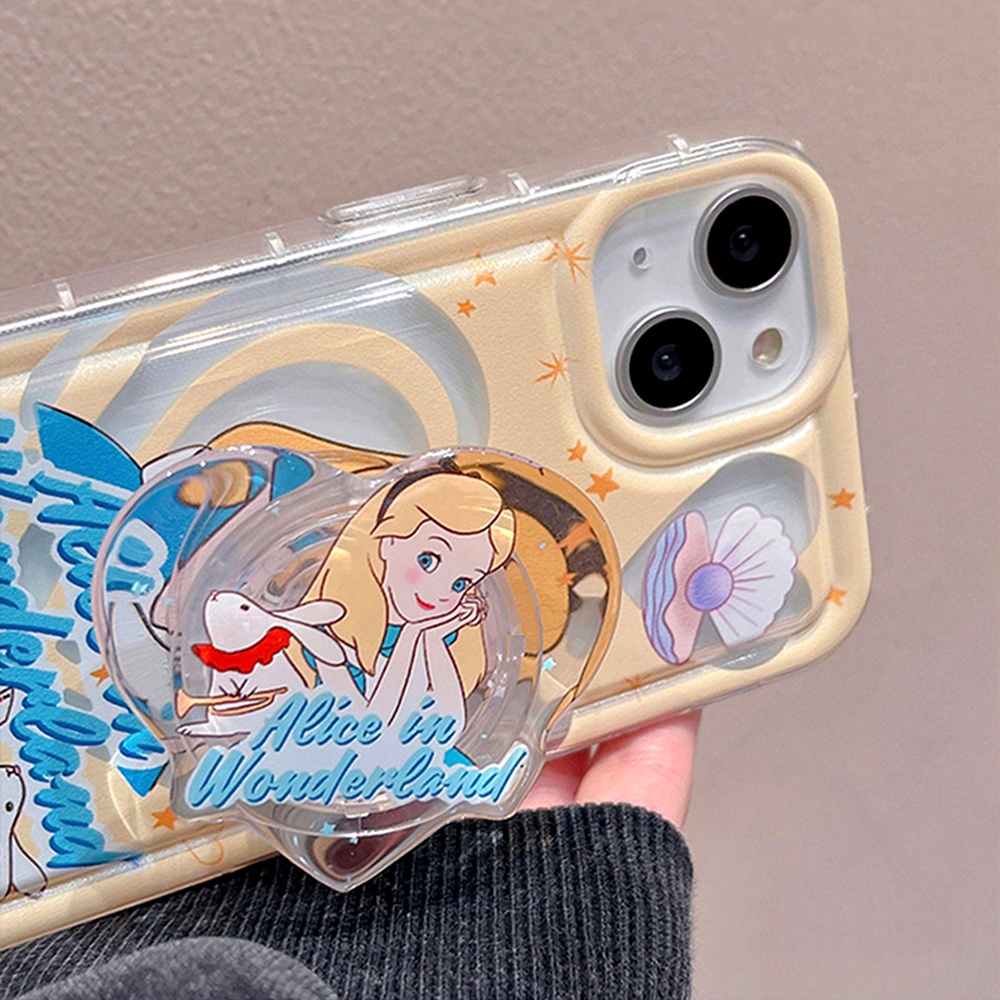 Ốp Điện Thoại TPU Mềm Chống Rơi Chống Trượt Gắn Kèm Giá Đỡ Phong Cách Hoạt Hình Dễ Thương Dành Cho IPhone 11 12 13 14 Pro Max