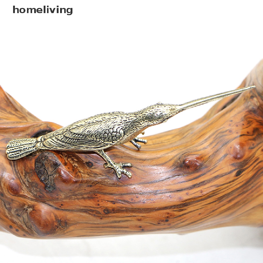 Tượng Chim Gõ Kiến Nhỏ Bằng Đồng Thau Cổ Điển