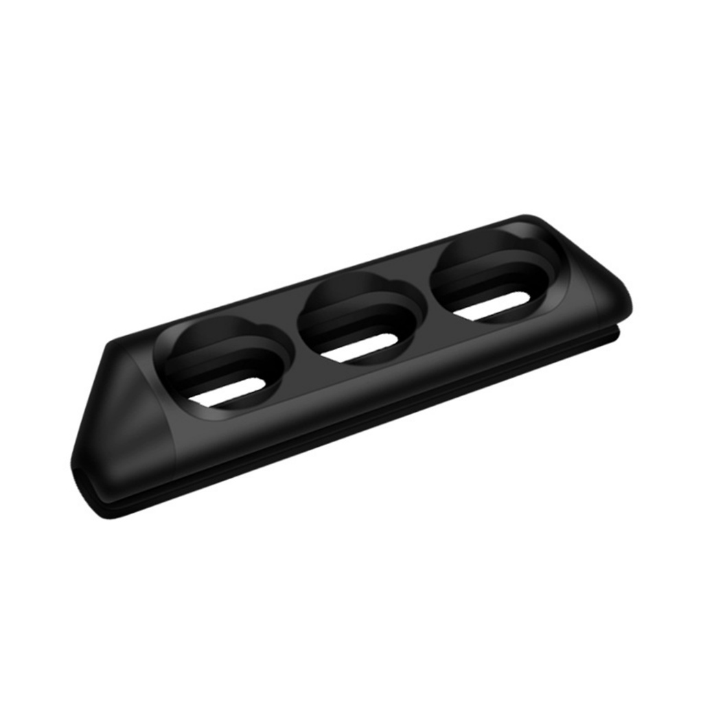 Hộp Đựng Dây Cáp / Phích Cắm Bằng Silicone Có Nam Châm Chống Thất Lạc Hình Hoa Hướng Dương