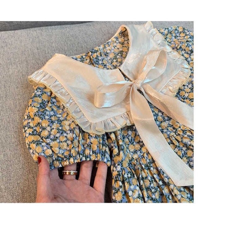 Váy hoa nhí đáng yêu cho bé gái siêu mát mẻ