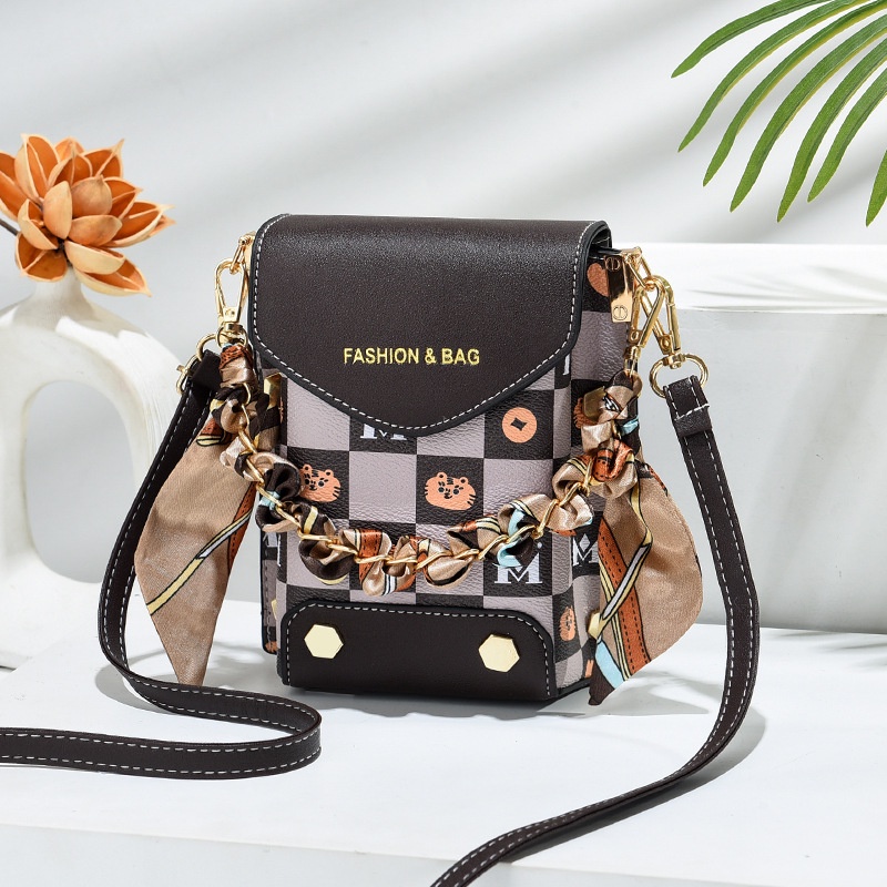 Túi Xách Đựng Điện Thoại Sức Chứa Lớn Thiết Kế Hai Ngăn Đơn Giản Thời Trang Cho Nữ