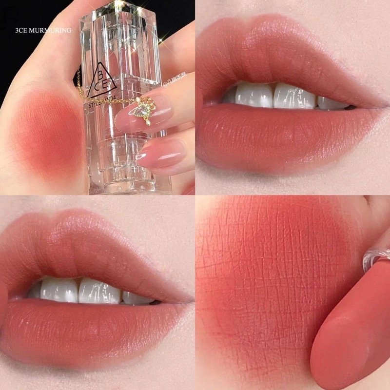 Son thỏi lì 3CE SOFT MATTE LIPSTICK màu #MURMURING  Hồng đất Nude