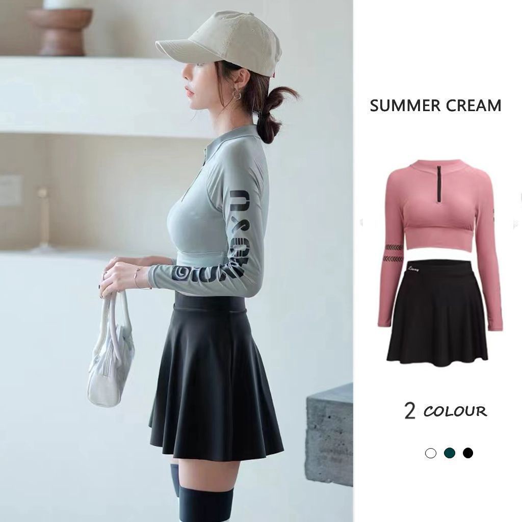 Bộ Đồ Bơi Dài Tay Chống Nắng Thời Trang Dành Cho Nữ