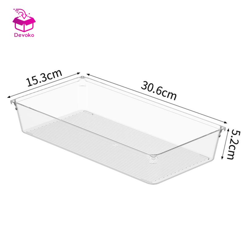 Ngăn kéo có thể xếp chồng lên nhau Công cụ tổ chức đồ trang điểm Bộ chia văn phòng phẩm Lưu trữ 5 kích cỡ Bàn làm việc trong suốt Hộp ngăn kéo Thùng đựng đồ Khay đựng đồ dùng Cửa hàng tạp hóa Phòng tắm Phòng ngủ