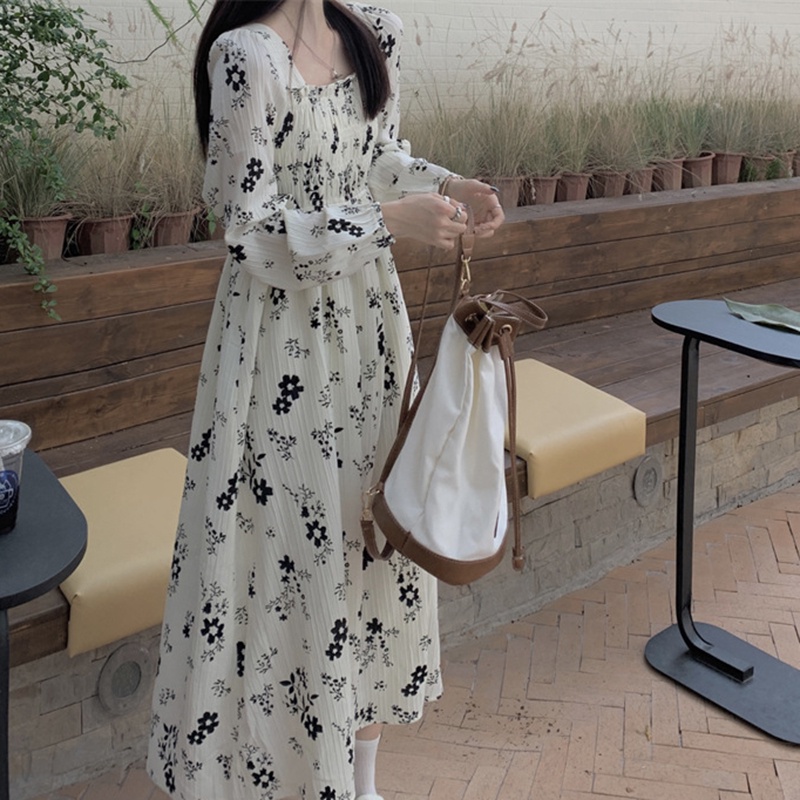 IELGY  Đầm Dáng Dài Thời Trang Ngọt Ngào Cao Cấp Cho Nữ