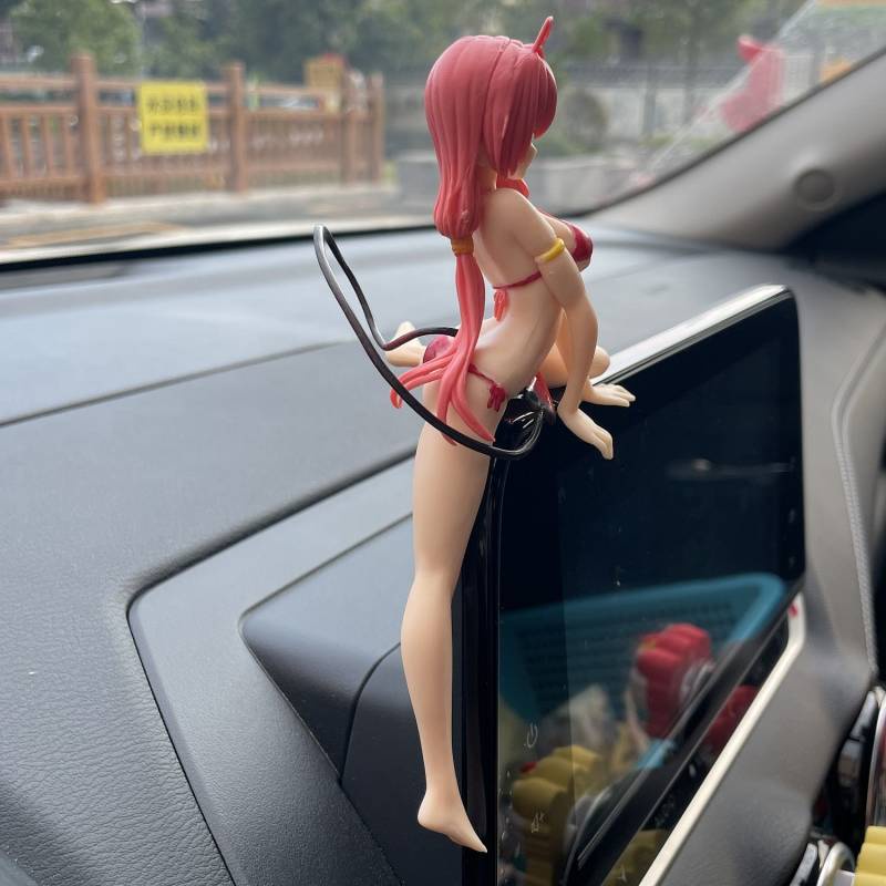 Car Decoration Sexy Cute Swimsuit Pretty Girl Hand Office Car Center Console Center Console Screen Decoration Fashion Nội thất xe hơi 8f2c