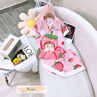 Tổng hợp đồ bộ lụa mango boo boo nhiều mẫu