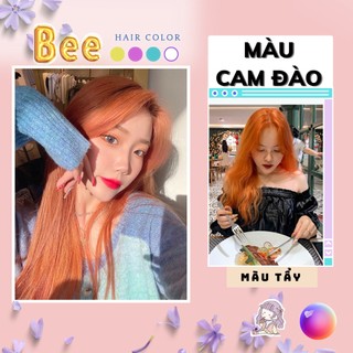 Thuốc nhuộm tóc màu CAM ĐÀO cần tẩy | Bee haircolor, Beehaircolor