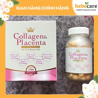 Viên Uống Collagen Placenta Của Nhật Bản, 270 viên