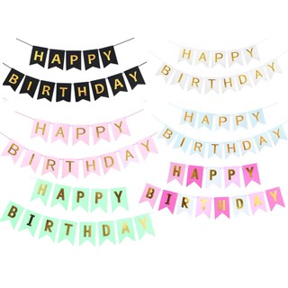 Dây treo trang trí Happy Birthday xanh lá-Dây chữ happy birthday dây treo sinh nhật