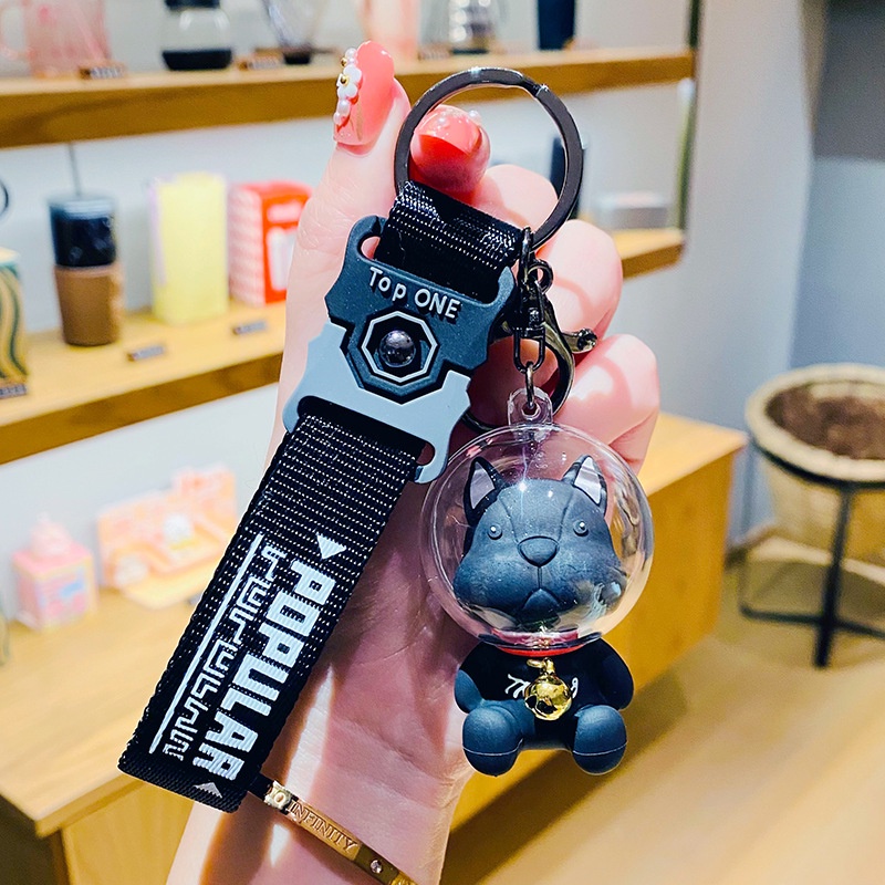 Coffeejoy Móc Khóa Xe Hơi / Balo Đi Học Hình Chú Chó Hoạt Hình Chiến Đấu Không Gian Sáng Tạo Làm Quà Tặng Tinh Tế