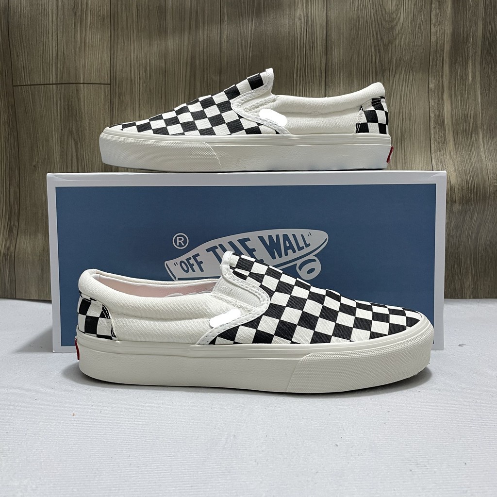 Giày lười slip on Vans caro - Giày thể thao nam nữ Vans caro lười vải canvas hàng 11 Full Box | BigBuy360 - bigbuy360.vn