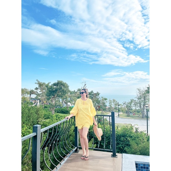 SET XÔ THÊU QUẦN SHORT - BIMI