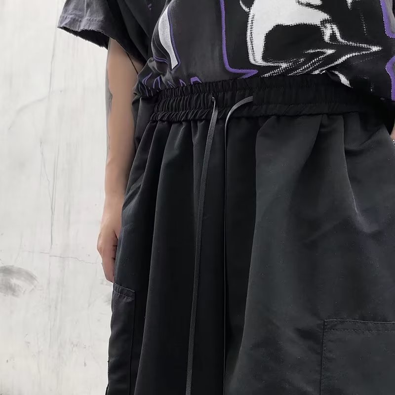 Quần Short Thể Thao Dáng Rộng Màu Tối Thời Trang Mùa Hè Hàng Mới 2023