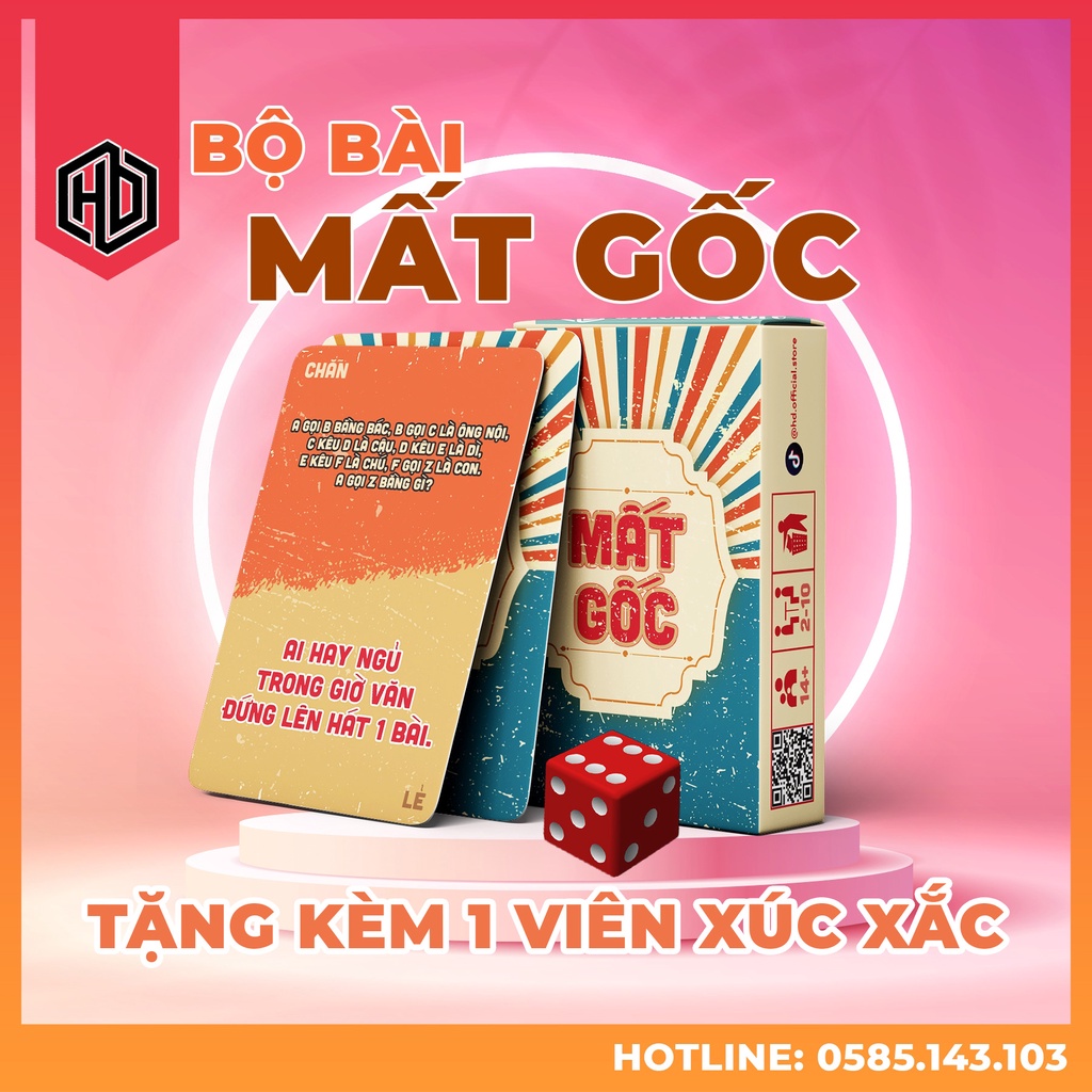 Bộ Bài “Mất Gốc” - Tổng Hợp Kiến Thức Các Môn Học, Drinking Game Ôn Bài, Vừa Học Vừa Chơi, Vui Quên Lối Về