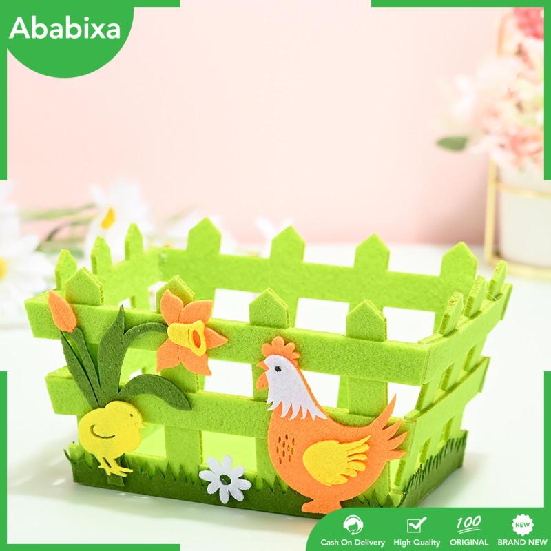 Giỏ Đựng Trứng Phục Sinh Bằng Vải Không Dệt Bền Bỉ Có Thể Tái Sử Dụng Cho Phòng Khách / Tiệc Giáng Sinh