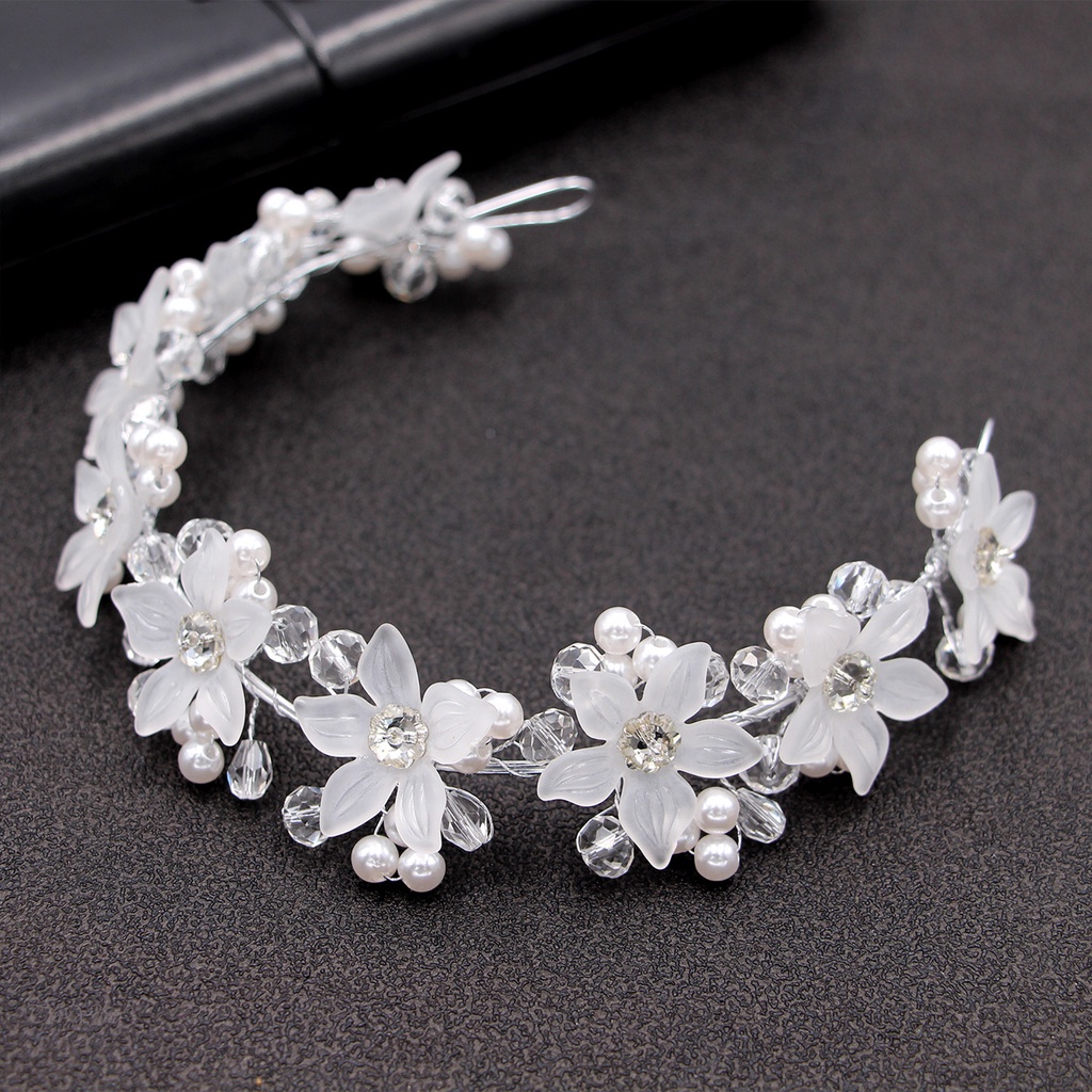 Băng đô cài tóc GETNOIVAS đính pha lê lấp lánh sang trọng