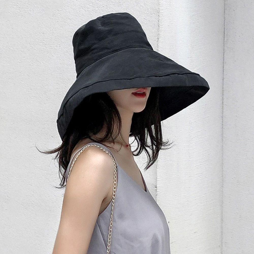 Mũ Bucket Panama Vành Rộng Thoáng Khí Thời Trang Mùa Hè