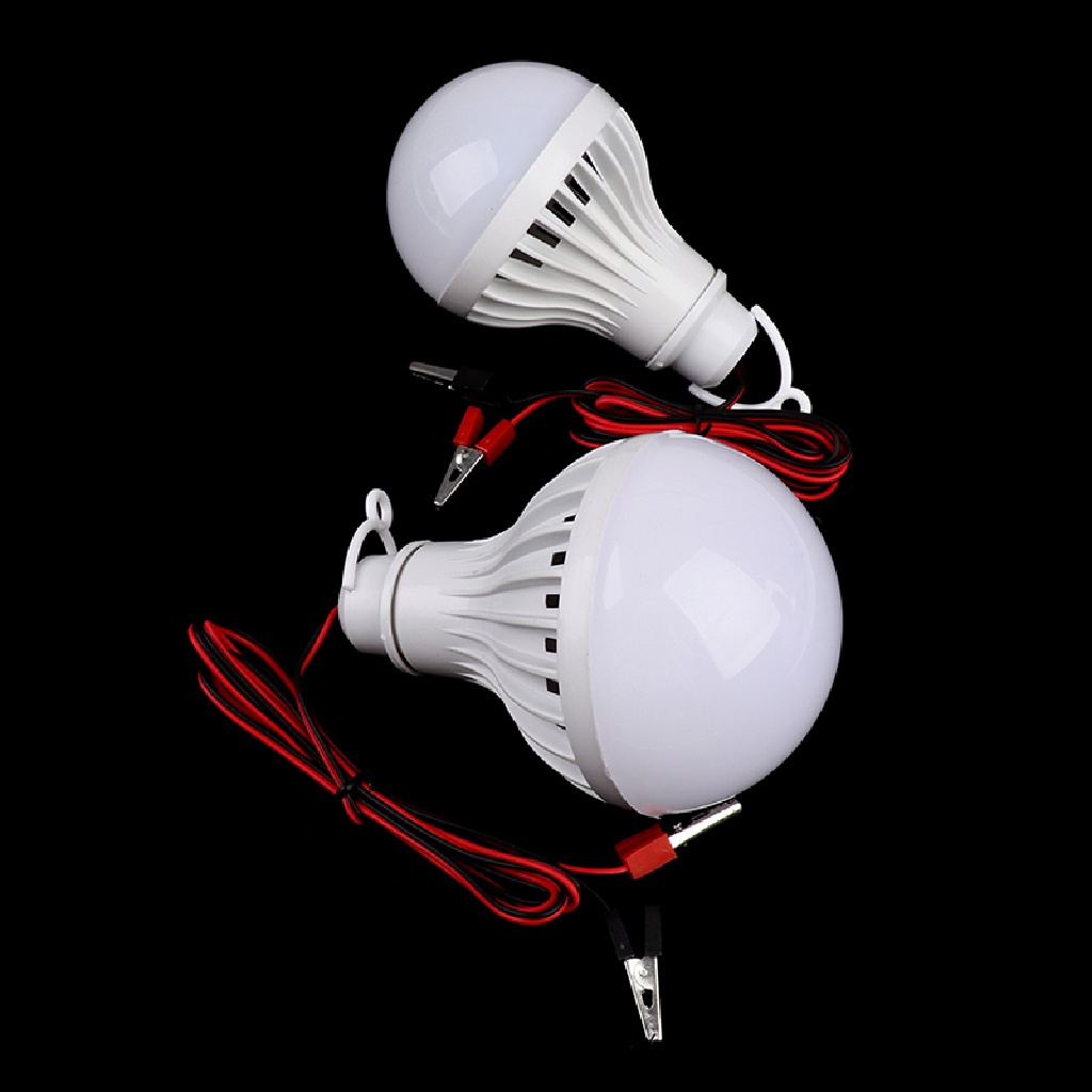 Bóng Đèn Led 12V 9W 12W Siêu Sáng Tiện Dụng Mang Theo Du Lịch Cắm Trại