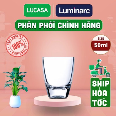 Ly Rượu Thủy Tinh Luminarc Gin Shot 50ml - L16166 | Phân Phối Chính Hãng