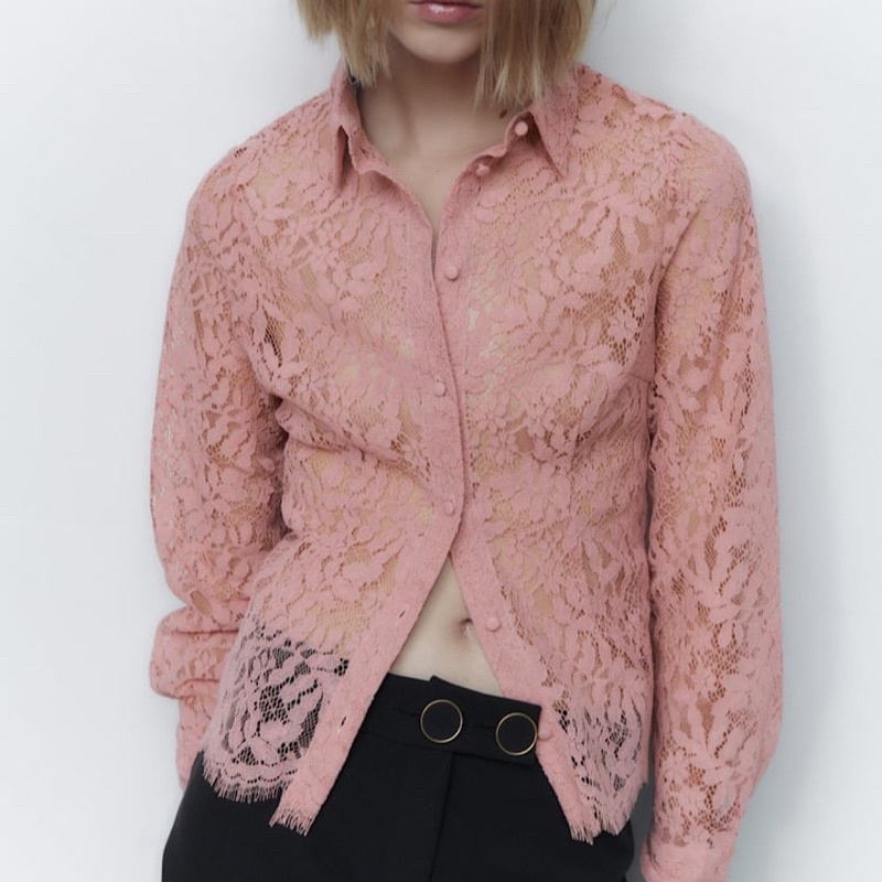 Áo Sơ Mi Ren Zara Auth