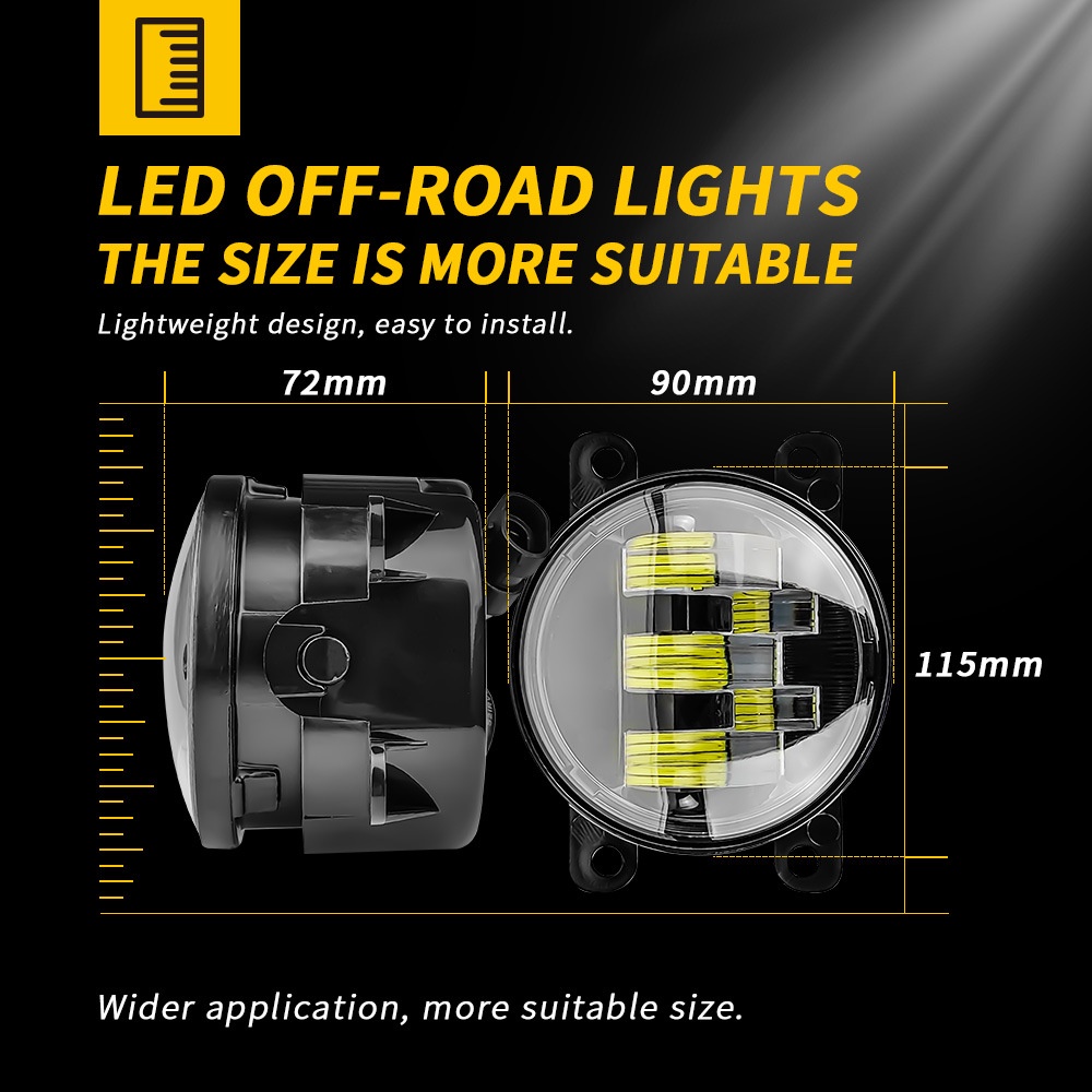 Đèn led Mắt Thiên Thần 4 inch 30w Phá Sương Mù Chuyên Dụng Cho Xe Hơi