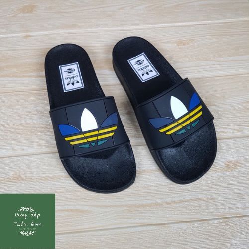 Dép nam nữ quai ngang Adidas bông lúa Đang hot phong cách Unisex giaydeptuananh