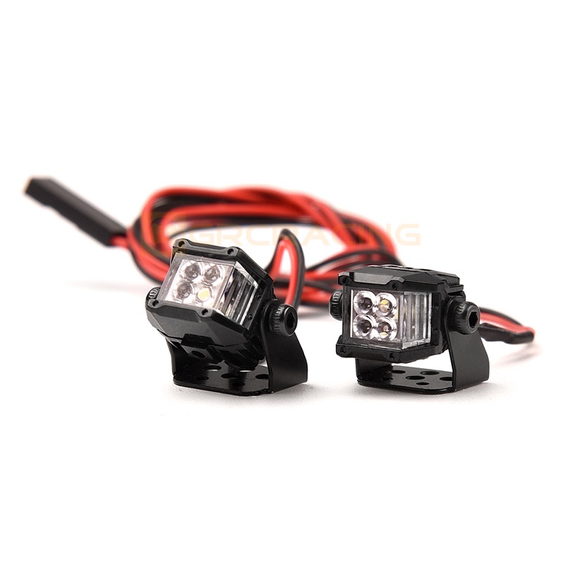Bộ 2 Đèn LED Cho Xe Điều Khiển Từ Xa Traxxas TRX4 Defender Bronco AXIAL SCX10 RC4WD D90 D110 1 / 10