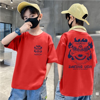 Áo Thun Tay Ngắn In Hoạt Hình Dành Cho Bé Trai