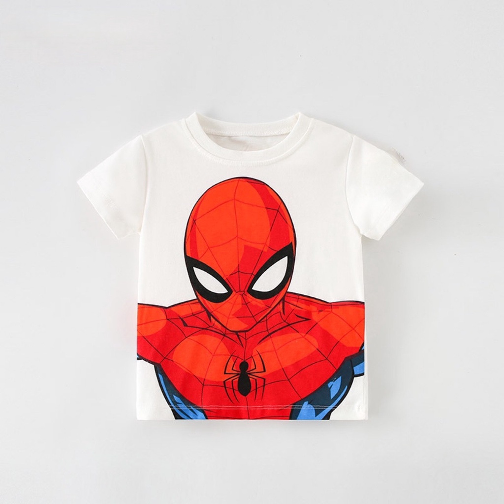 ÁO THUN 3D SIÊU ANH HÙNG 3 MẪU CHẤT COTTON 4 CHIỀU MỀM MỊN CHO BÉ CỰC COOL