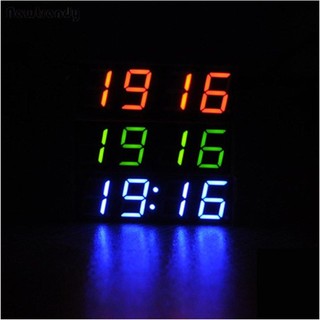 [0202]  3 In 1 Digital LED Time Clock Temperature Voltage Module Voltmeter For Car