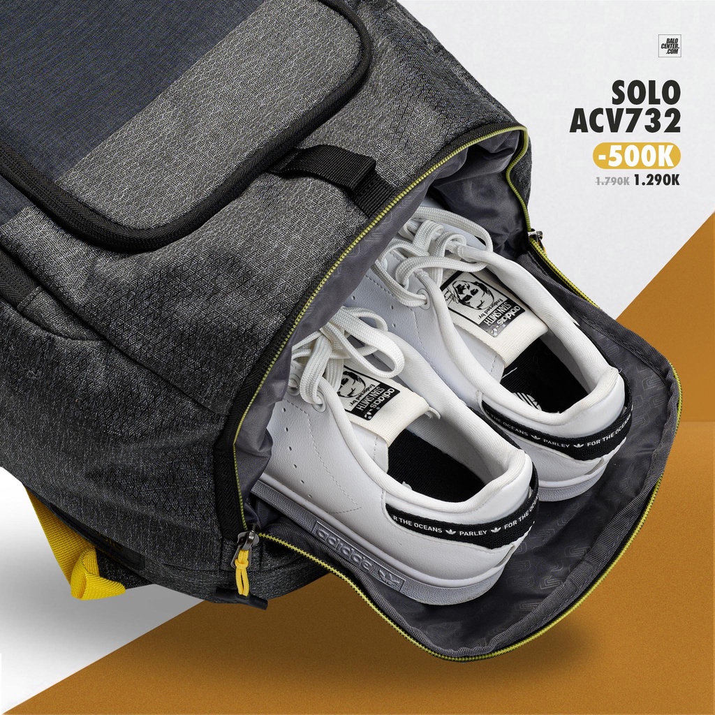 Balo Laptop/ Balo Du Lịch Thể Thao Có Ngăn Đựng Giày, Ngăn Chống Sốc Laptop 17.3” Solo Velocity Max 17.3” (ACV732)