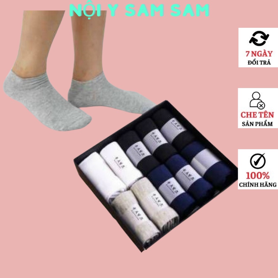 Tất Chân Nam SAM SAM Chất Cotton Thông Thoáng Sang Trọng